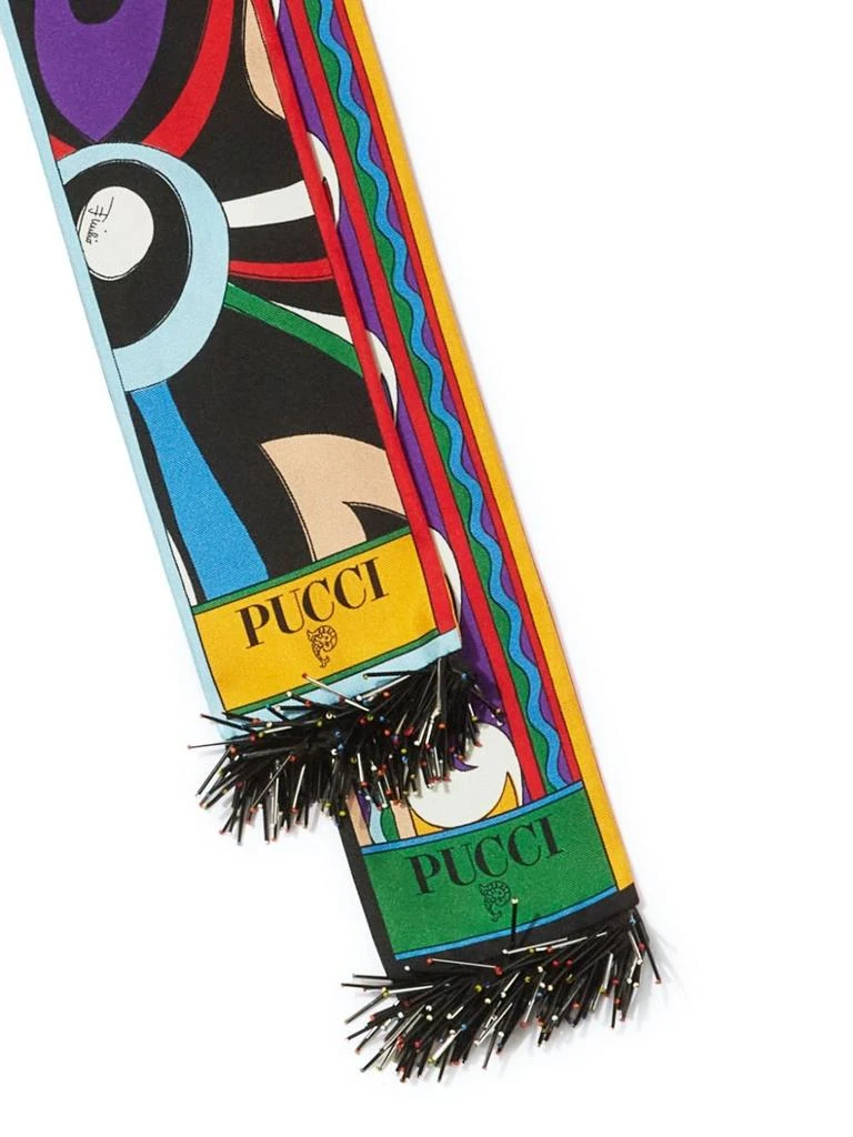 EMILIO PUCCI PRINTED SILK BANDEAU 2