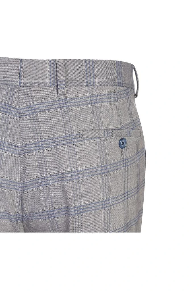 English Laundry Plaid Grey Wool Blend Suit 10