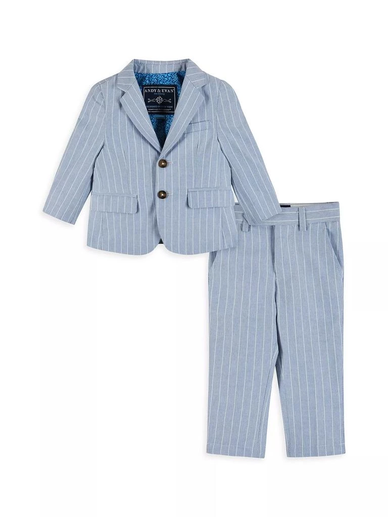 Andy & Evan Baby Boy's Striped Suit Set 1