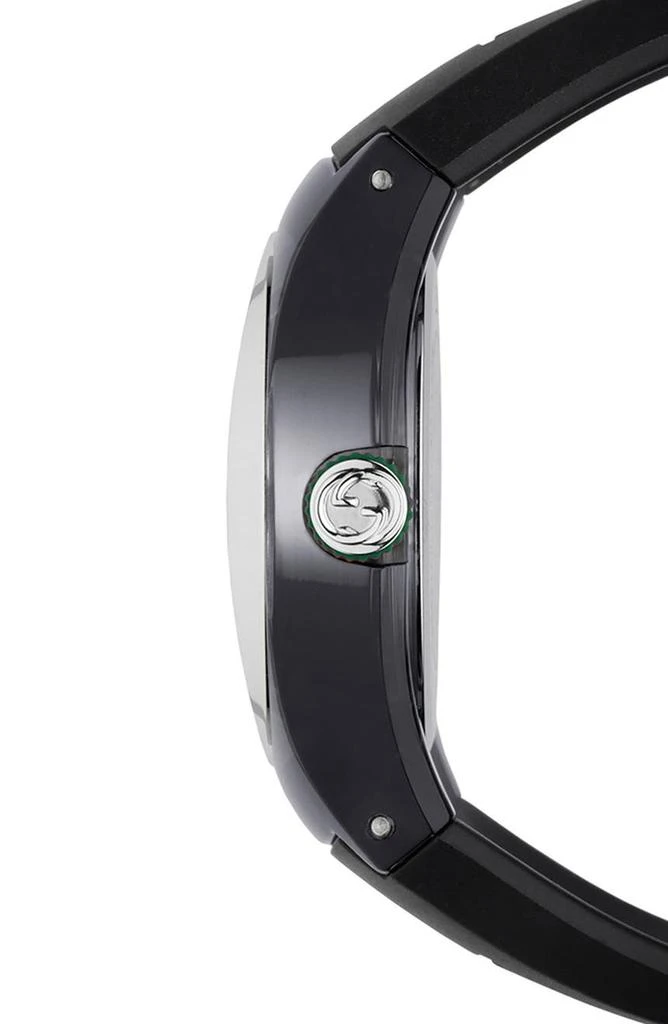 Gucci 'Sync - Medium' Rubber Strap Watch, 36mm 3