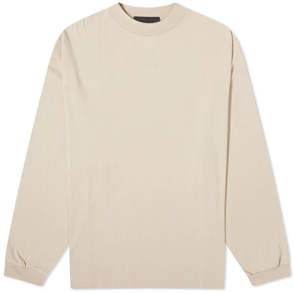Essentials Fear of God Essentials Essentials Long Sleeve T-Shirt - Silver Cloud 1