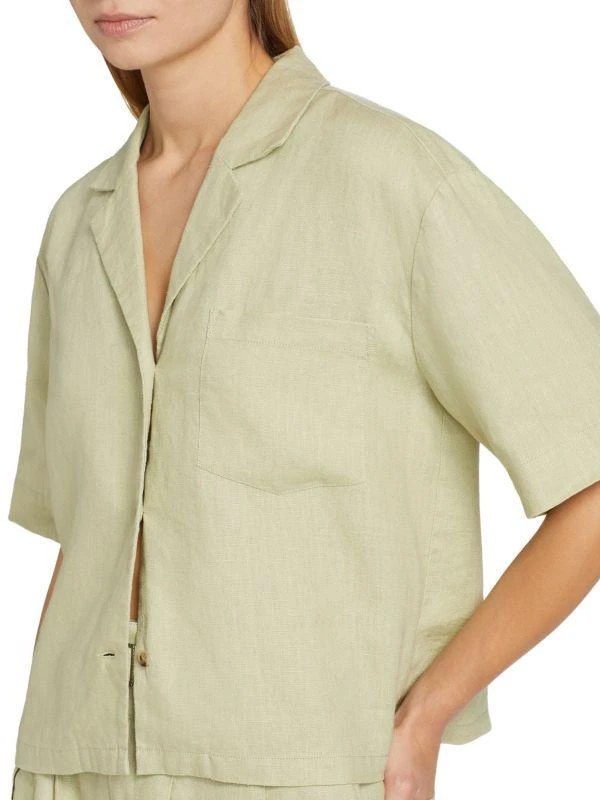 ATM Anthony Thomas Melillo Heavyweight Linen Camp Shirt 4