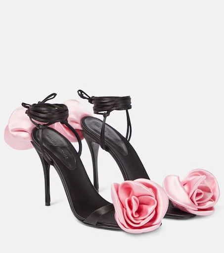 Magda Butrym Floral-appliqué sandals 1
