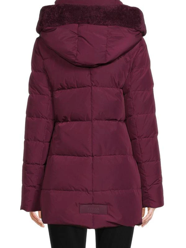 Nicole Benisti Nakiska Shearling Trim Down Puffer Jacket 2