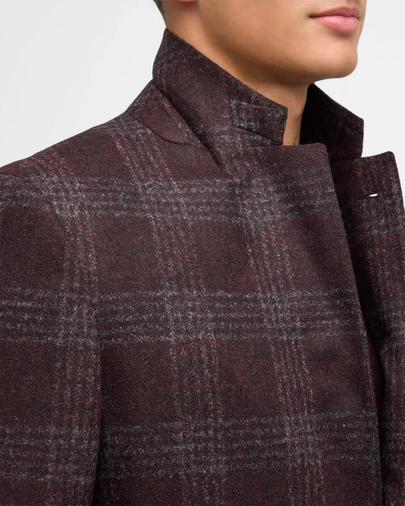 Zegna Men's Wool-Blend Plaid Sport Coat 6