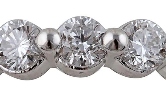 Badgley Mischka Round Lab Created Diamond Band Ring - 0.7ct. 2