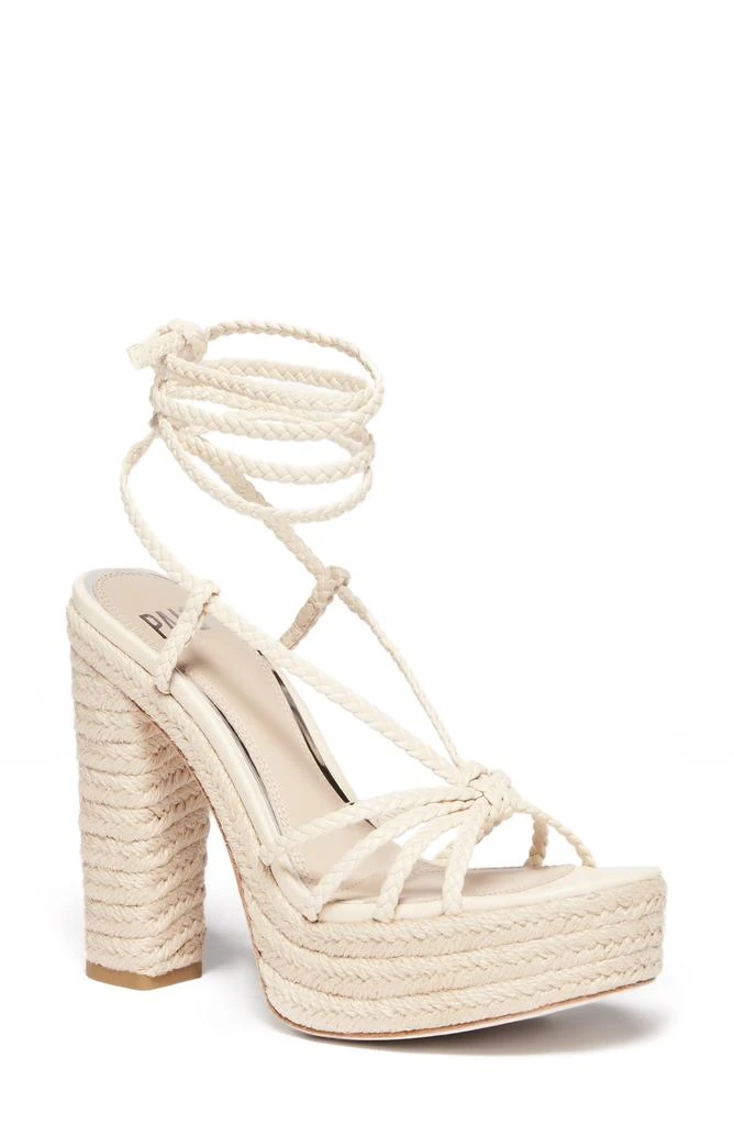 Paige Carson Ankle Wrap Espadrille Platform Sandal 1