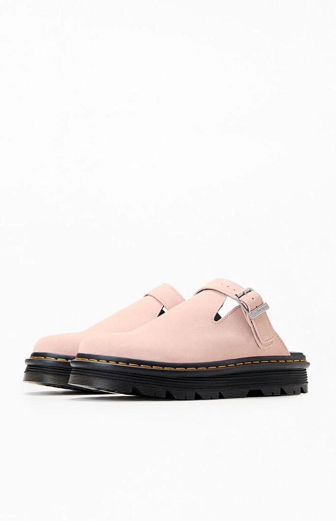 Dr. Martens Zebzag Suede Slingback Platform Mules 2