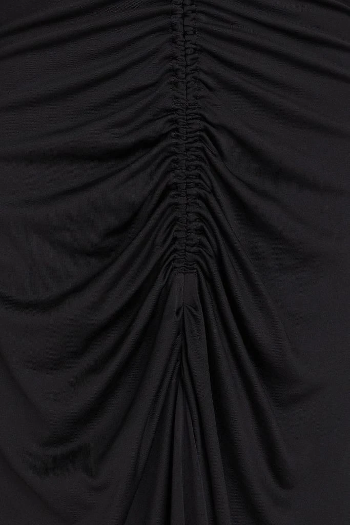 Diane von Furstenberg Aurelie ruched jersey midi dress 4