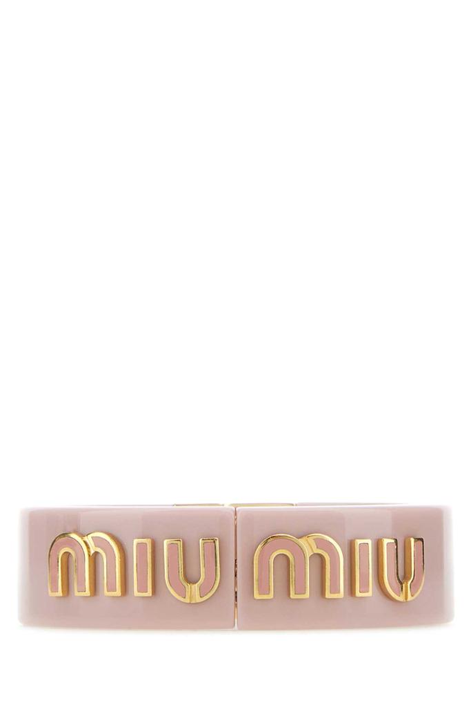 【Miu Miu 】Logo-Engraved Bracelet Miu Miu Miu Miu Logo-Engraved Rope Bracelet - Fashion