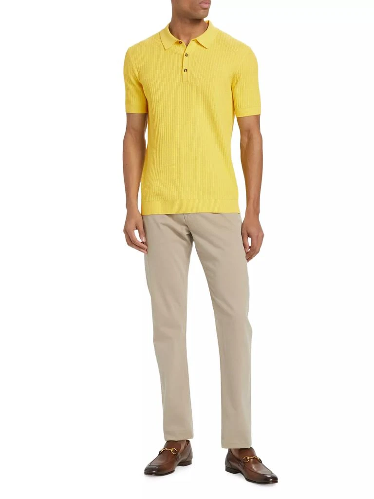 Saks Fifth Avenue Slim-Fit Textured Cotton Polo Shirt 2