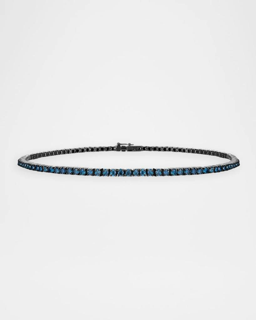 LANA Denim Blue Diamond Tennis Bracelet