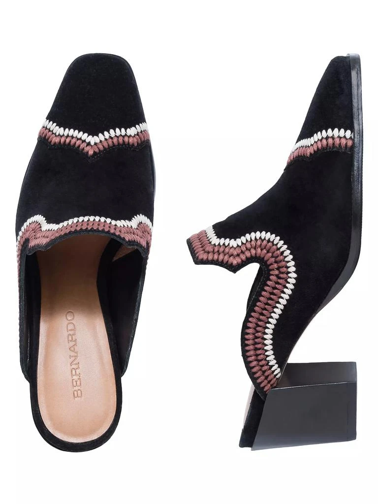 Bernardo Brooklyn Embroidered Mules 8