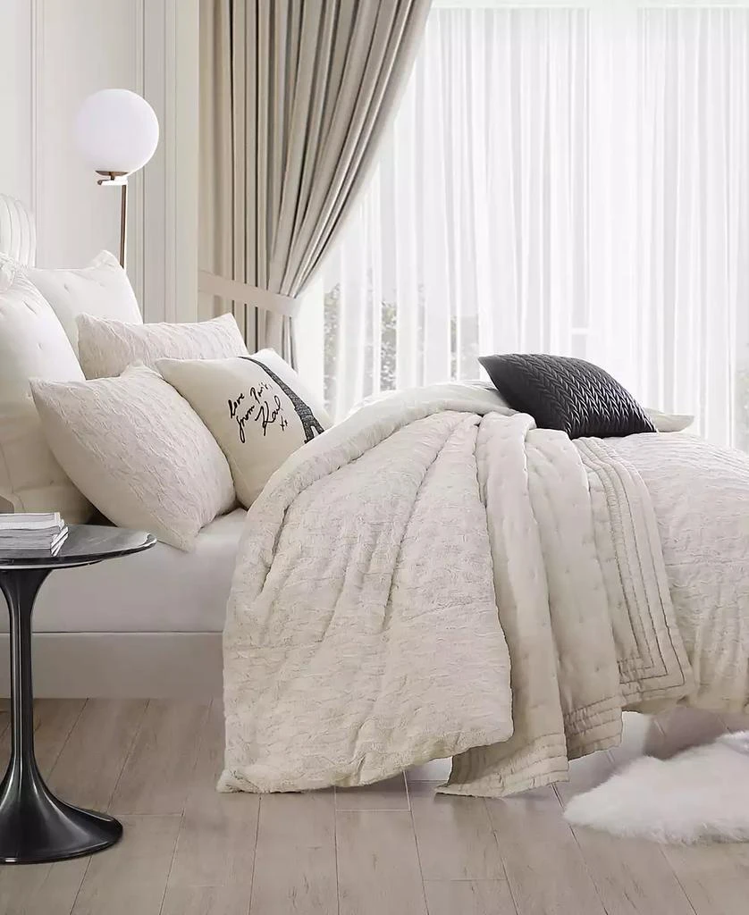 Karl Lagerfeld Paris Soft and Warm Heavenly 3 Piece Comforter Set 5