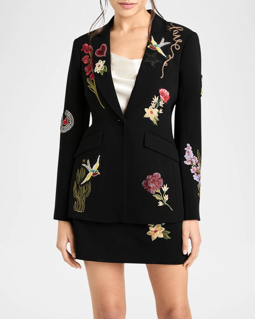 Cinq a Sept Cheyenne Embroidered Western Amour Blazer 5