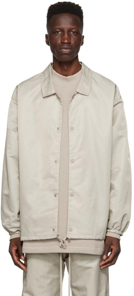 Fear of God ESSENTIALS Gray Nylon Jacket