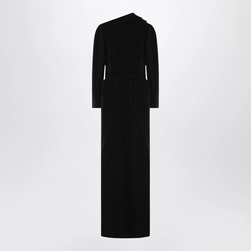 Balenciaga Balenciaga Stretch Crêpe Cape Dress 1