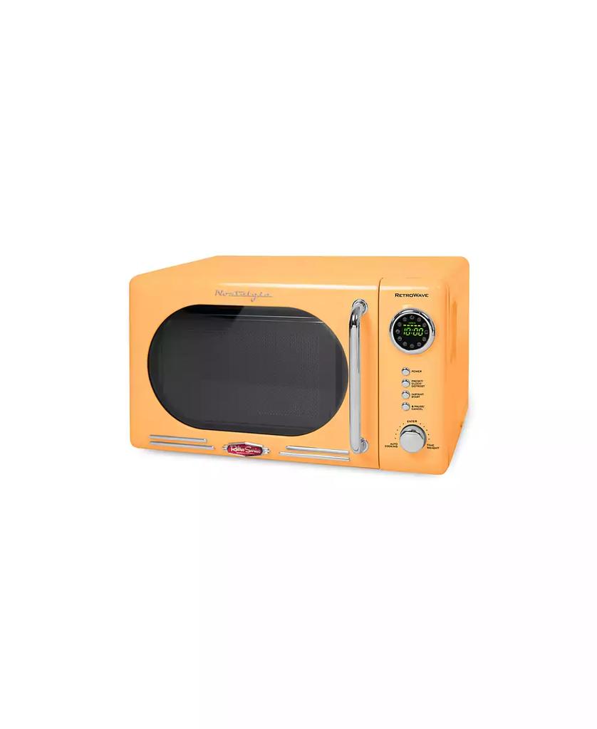 Nostalgia Retro 0.7 Cubic Foot 700 Watt Countertop Microwave Oven