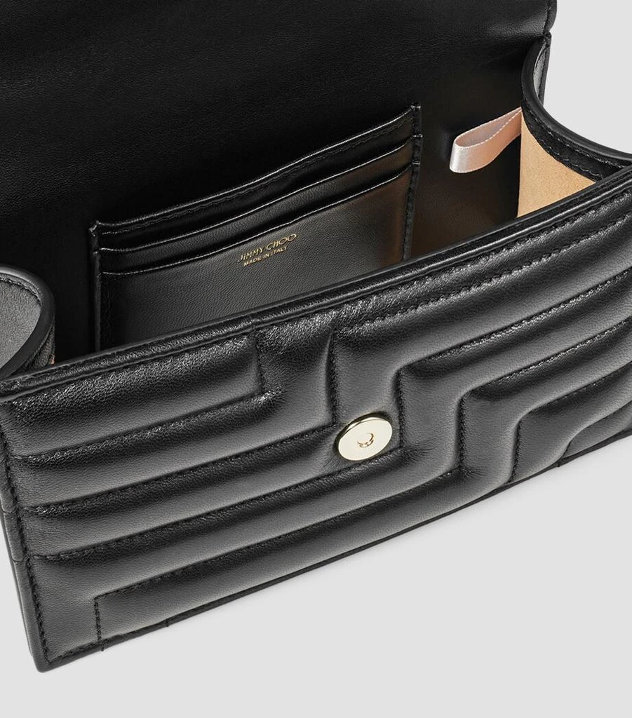 Jimmy Choo Mini Quilted Leather Leather Bohemia Cross-Body Bag 4
