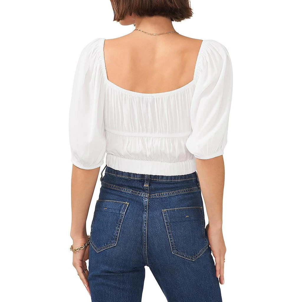 1. State Womens Gathered Ruched Halter Top 2