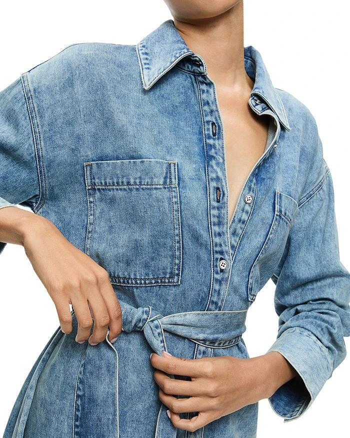 Alice + Olivia Brigita Denim Shirt Dress 2