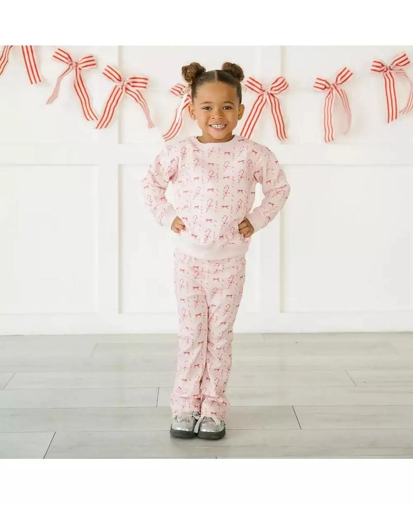 Sweet Wink Toddler Girls Candy Cane Lane Christmas Sweatshirt 4