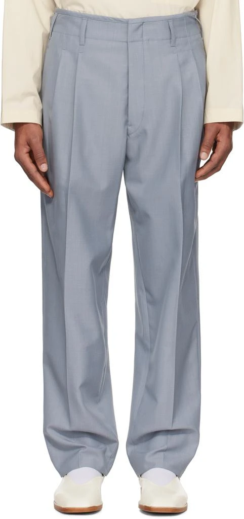 Lemaire Gray Pleated Trousers 1