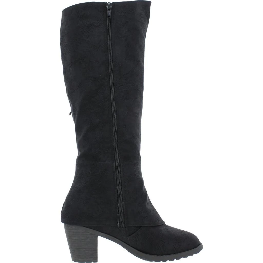 LUKEES by MUK LUKS Lacy Leo Womens Faux Leather Comfort Knee-High Boots 3