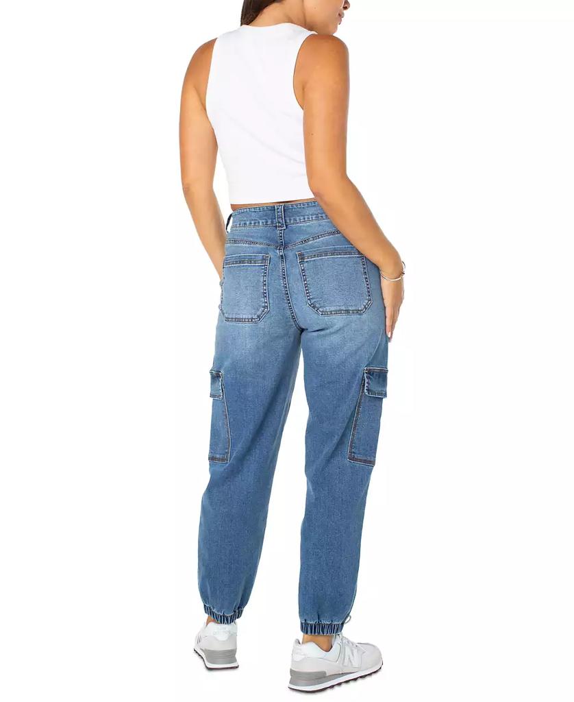 Celebrity Pink Juniors' High Rise Cargo Jogger Jeans