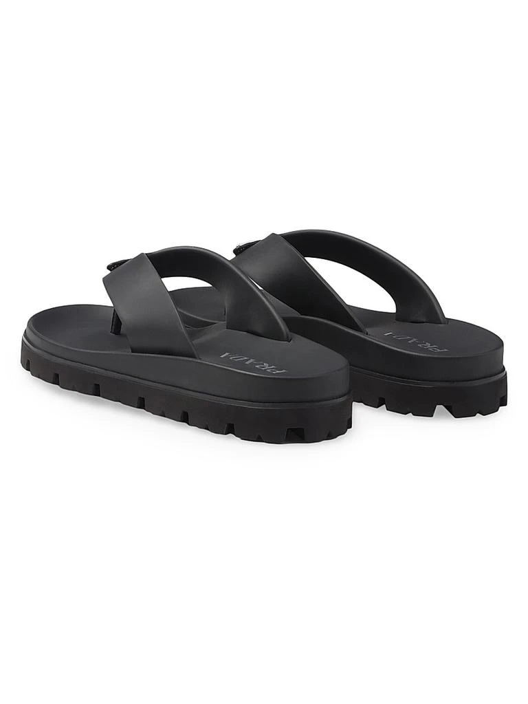 Prada Rubber Thong Sandals 4