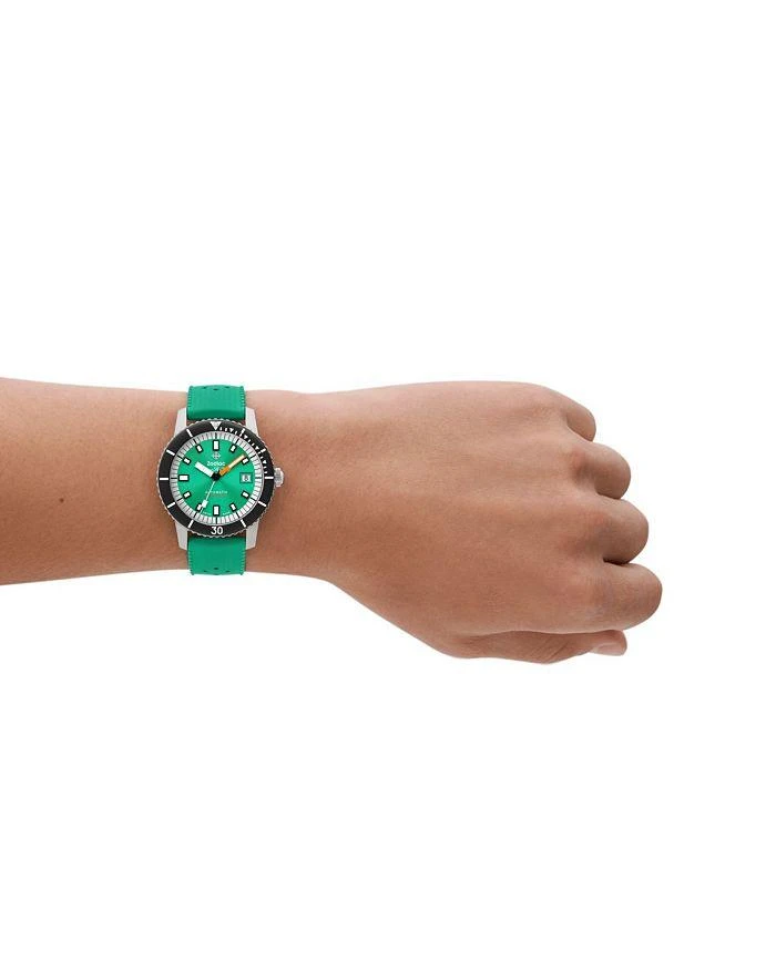 ZODIAC Compression Diver Automatic Rubber Strap Watch, 40mm 1