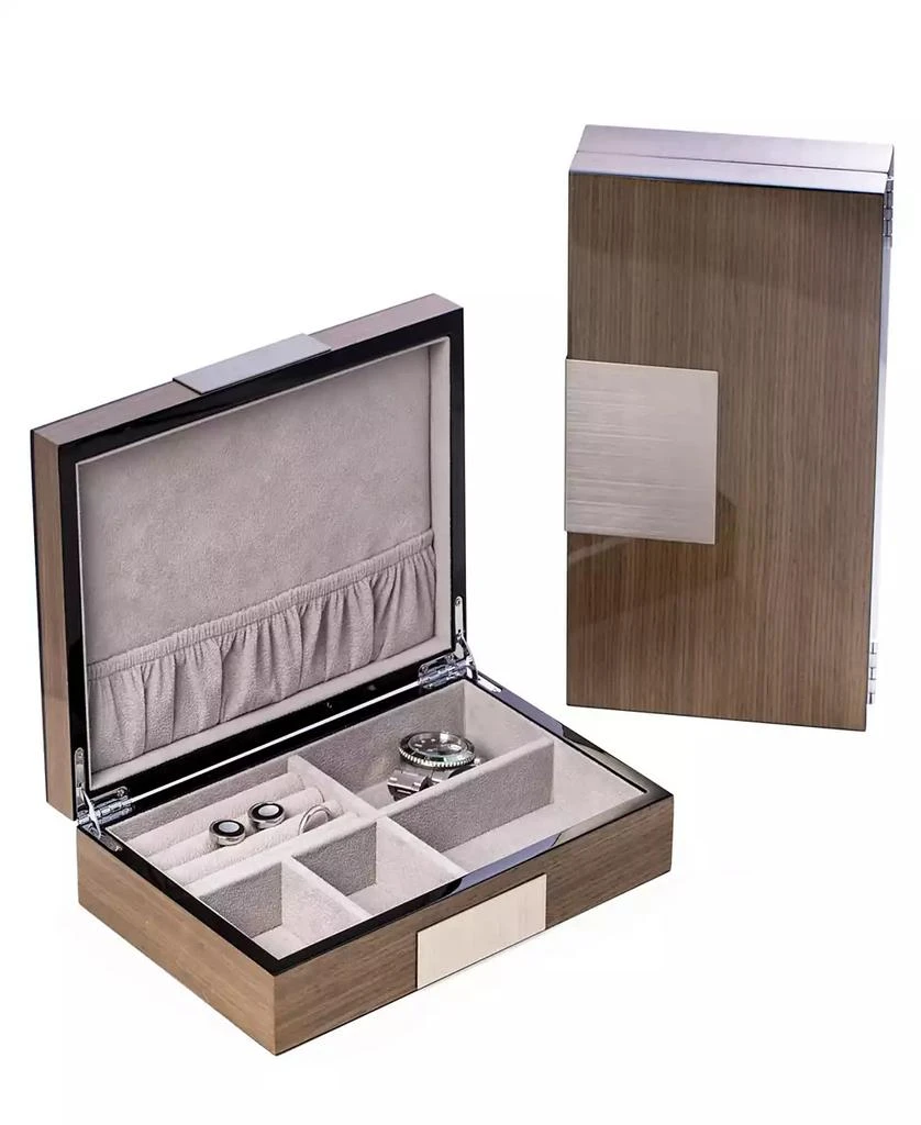 Bey-Berk Wood Valet Box 1