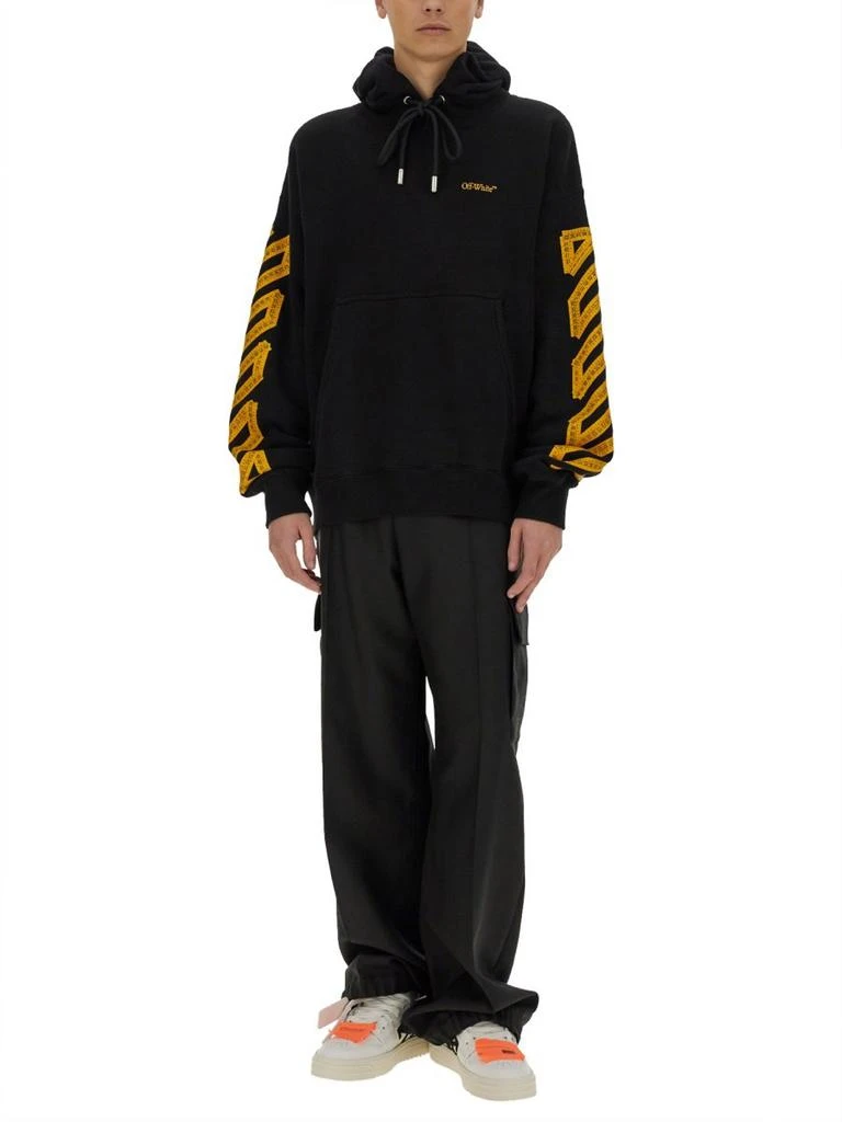 Off-White Off-White Tape Arrow Drawstring Hoodie 3