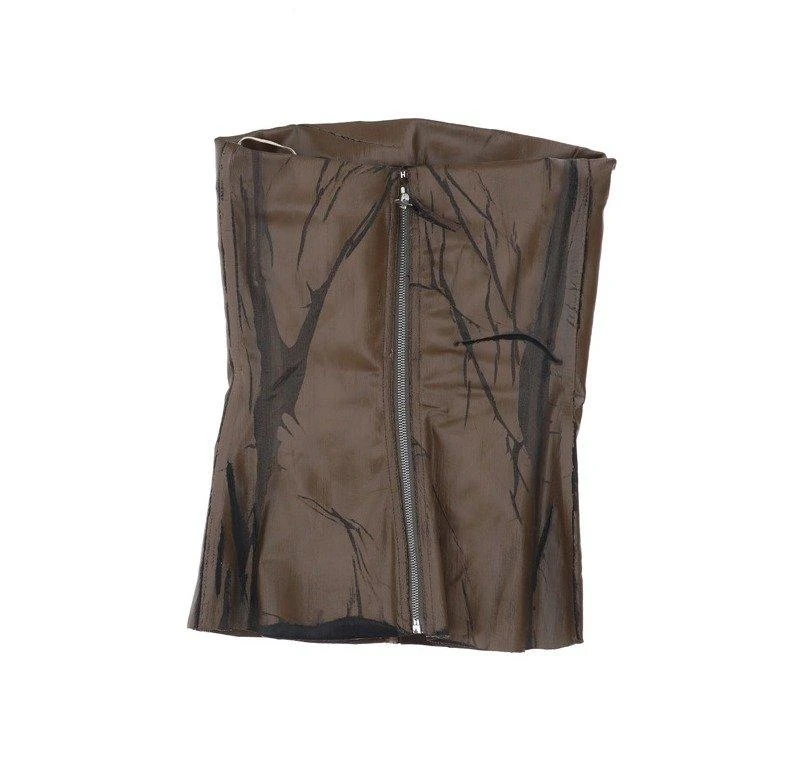 Rick Owens Rick Owens Strapless Metallic Bustier Top 2