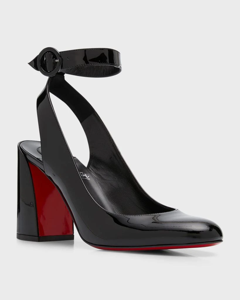 Christian Louboutin Miss Sab Patent Red Sole Pumps 3