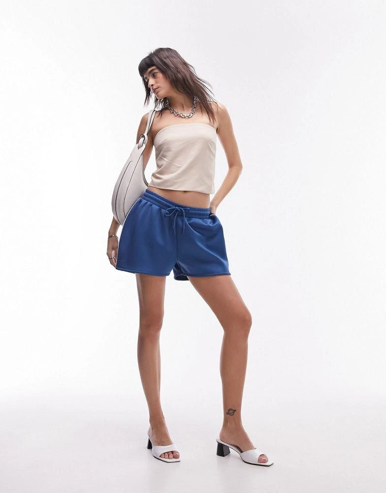 Topshop Topshop bandeau top in taupe 2