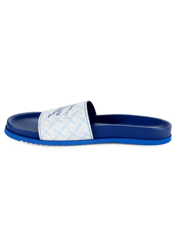 Burberry Logo Leather Slides 4