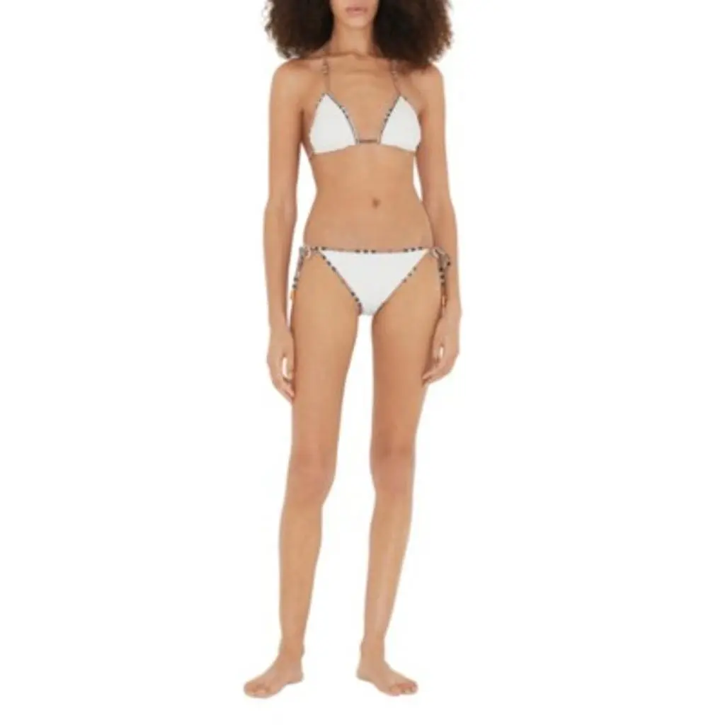Burberry Check trim bikini 2