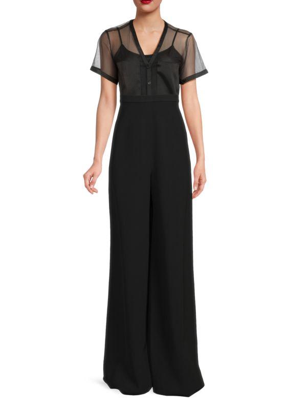 Andrew Gn High-Wiast Wide-Leg Pants