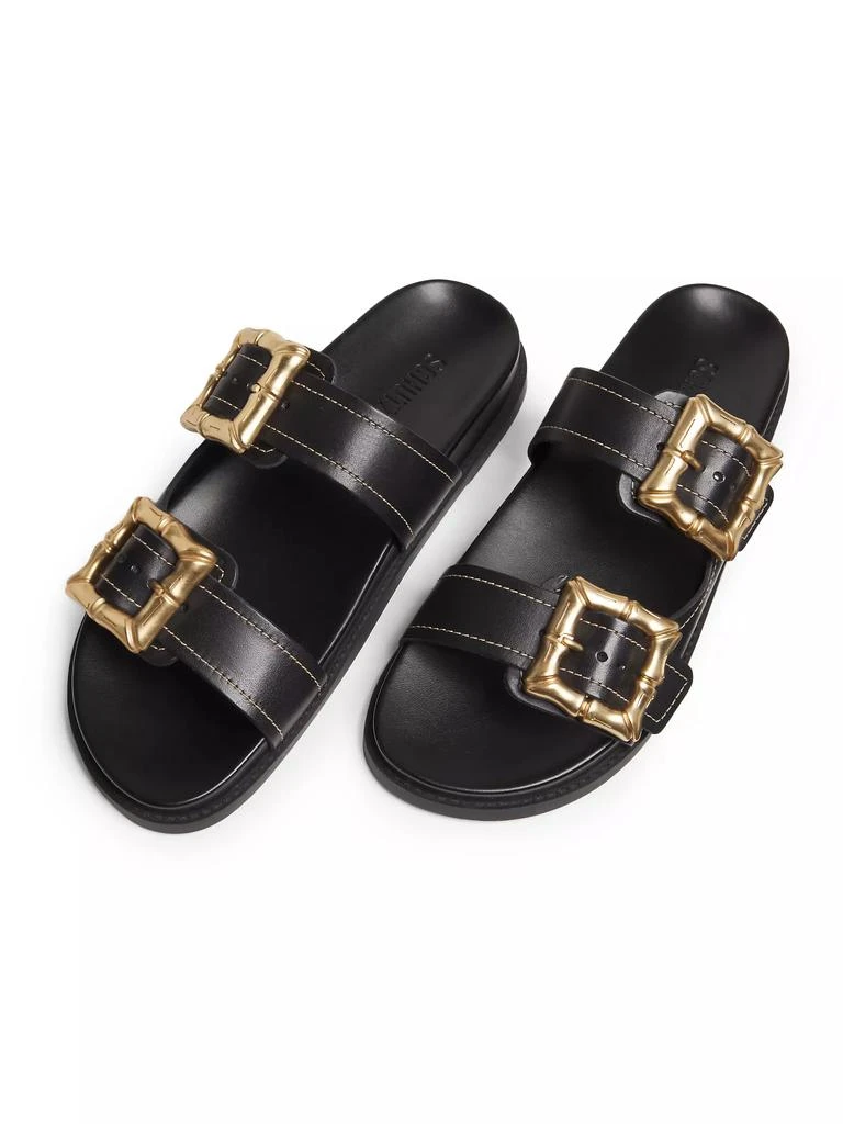 Schutz Enola Sporty Leather Sandals 4