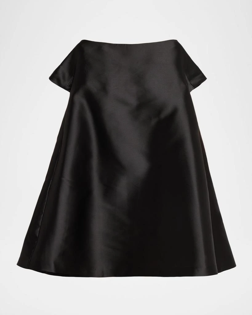 Bernadette Will Satin Short-Sleeve Mini Dress 1
