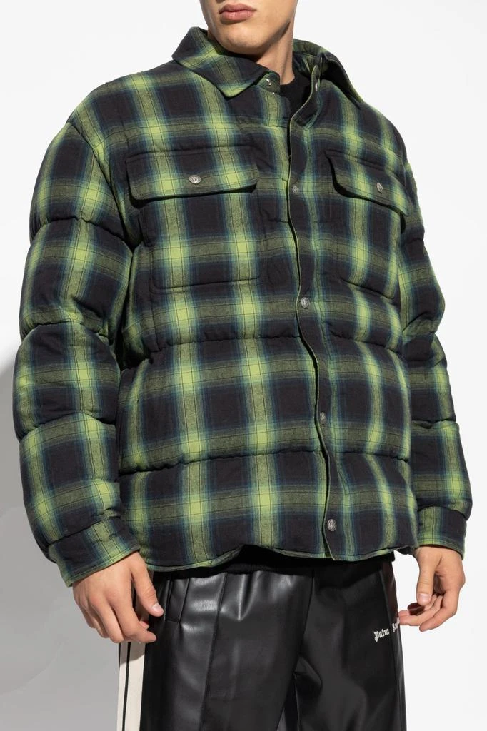 Palm Angels Palm Angels Checked Puffer Jacket 2
