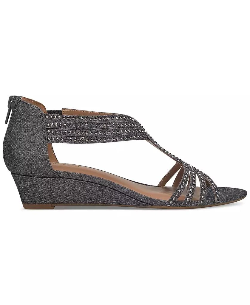 Style & Co Women's Ginifur Embellished Strappy Wedge Sandals, Created for Macy's 5