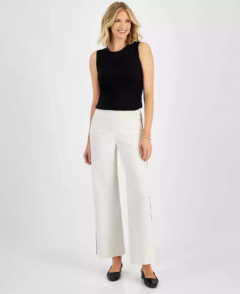 JM Collection Women's Side-Seam-Embellished Wide-Leg Pants, Created for Macy's 1