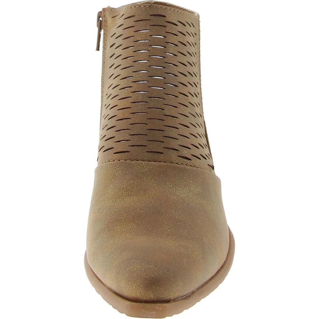 Baretraps YANGLEY Womens Faux Leather Block Heel Shooties 3