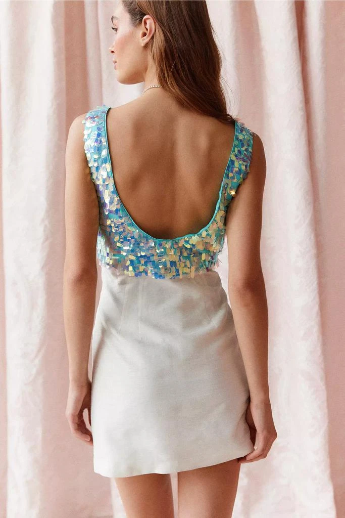 Kimchi Blue Kimchi Blue Neely Sequin & Bow Embellished Mini Dress 4