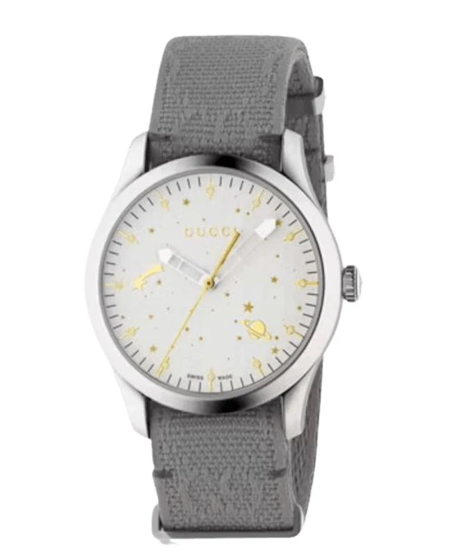 Gucci Gucci G-Timeless White Dial Nylon Strap Women's Watch YA1264184 1