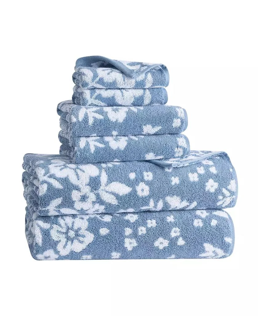 Lucky Brand Folk Floral Cotton 6-Pc. Bath Towel Set