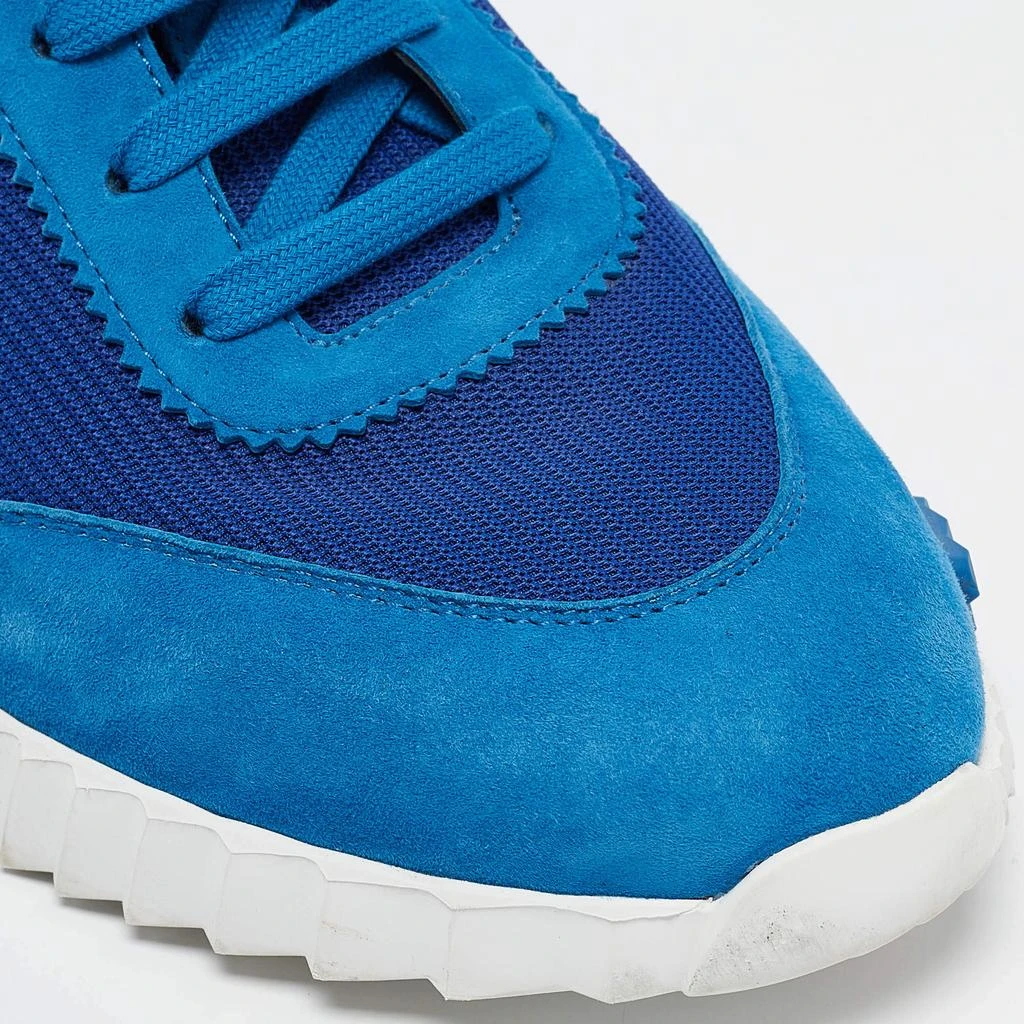 Hermes Hermes Blue Mesh and Suede Bouncing Sneakers Size 43 8