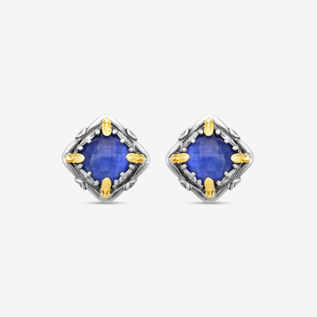 Konstantino Konstantino Gen K Sterling Silver & 18K Yellow Gold Sodalite Earrings SKKJ685-56